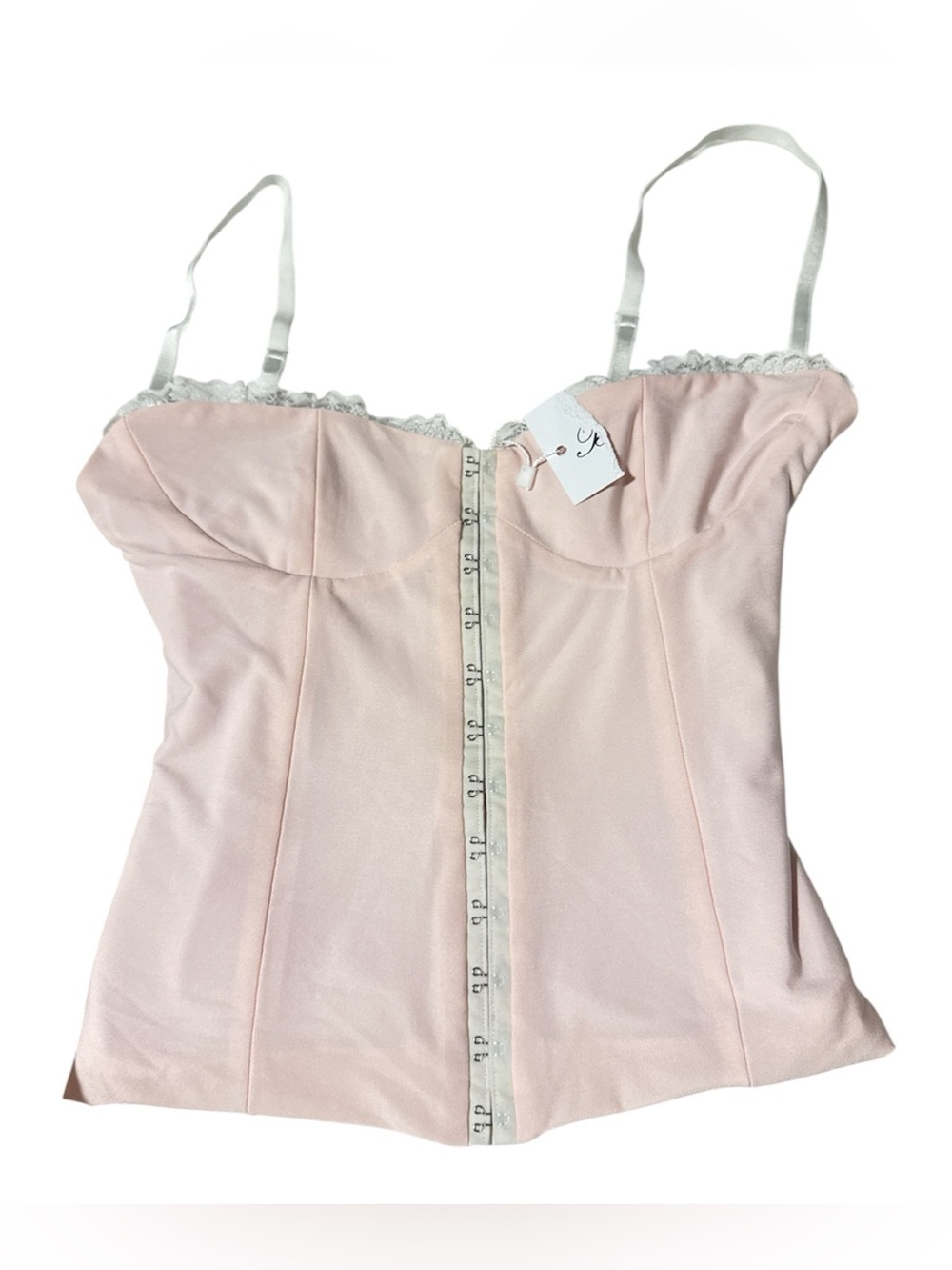 Bella Venice- Caroline Corset tank in Pink. NWOT